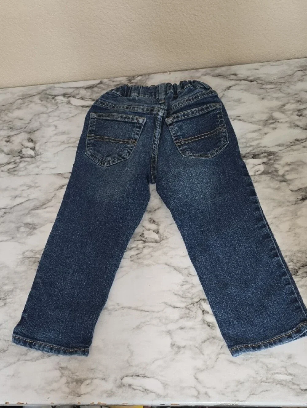 OshKosh B'gosh Dark Blue Straight Leg Kids Jeans